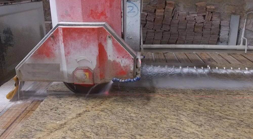 Granite Machine Cutting Slab Granite Machine Cutting Slab